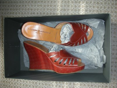 Robert Clergerie Wedges size 8 $75