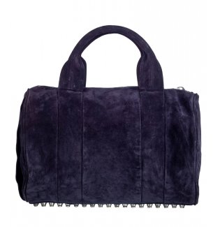 where to buy alexander wang rocco duffel in navy suede