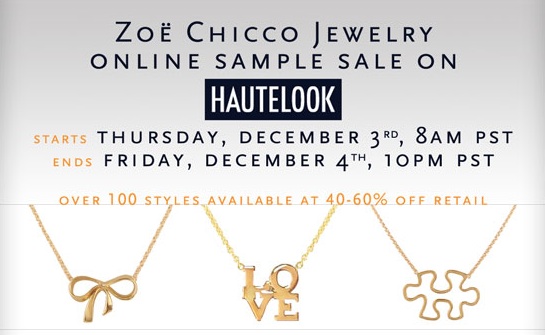 zoe chicco jewelry at hautelook