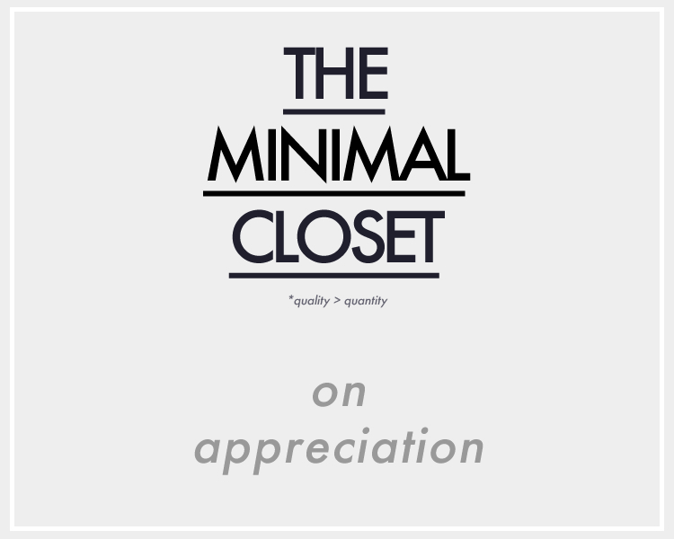 the minimal closet, minimalist fashion blogger