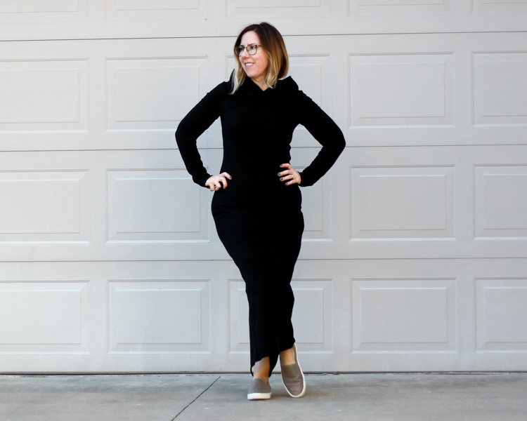 james perse hooded dress review