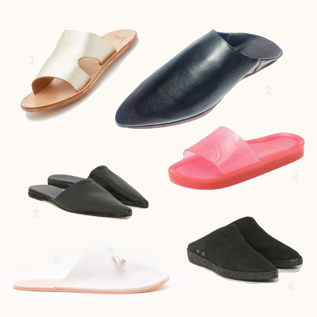 sustainable spring sandals slides