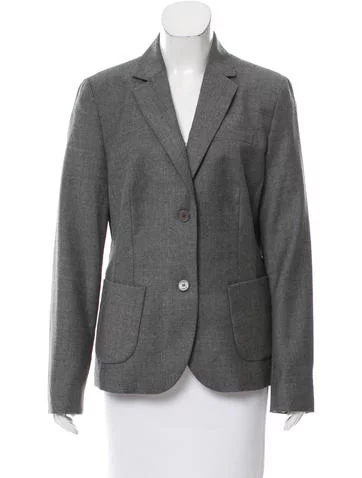 secondhand oversized gray blazer