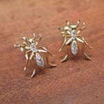 j herwitt ant studs earrings at shoppersimmon