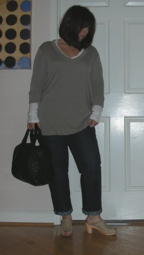 outfit of the day alexander wang coco duffel james perse