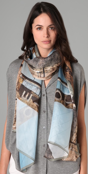 yarnz silk route66 scarf