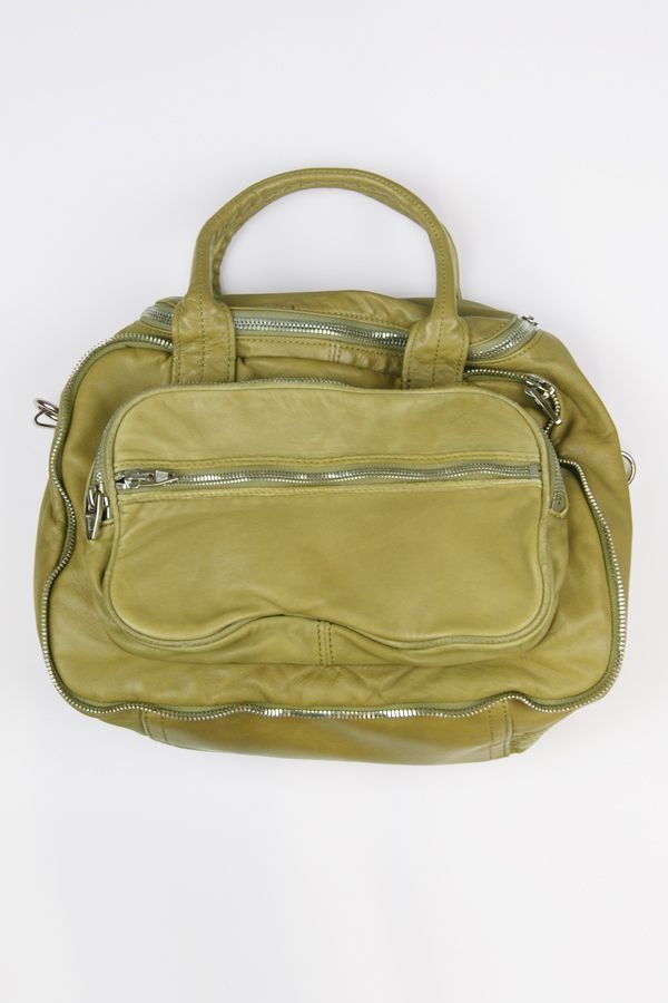 alexander wang chartreuse eugene handbag