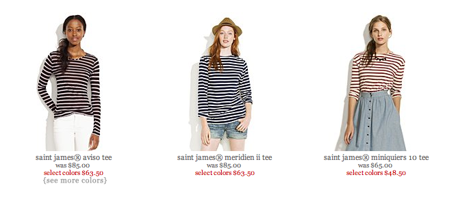 st james shirt sale