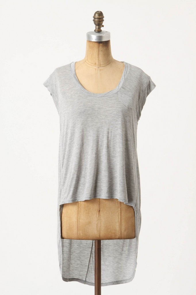 anthropologie long tail top