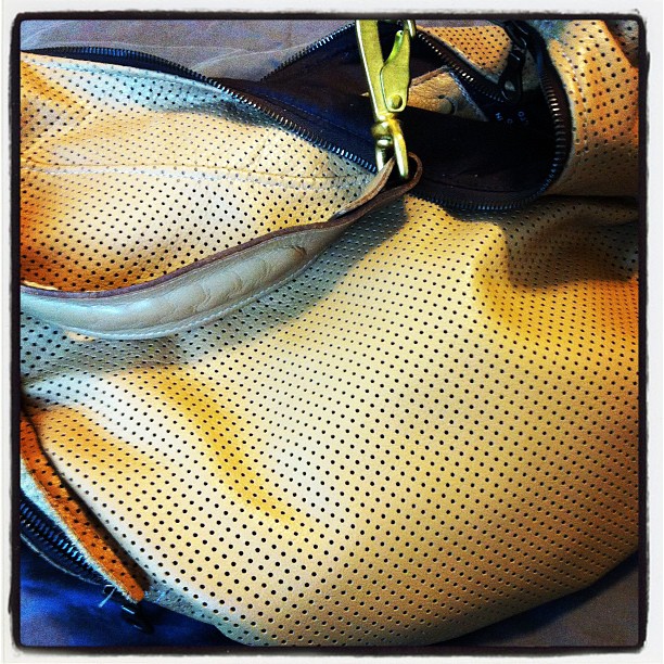 jas mb perforated leather