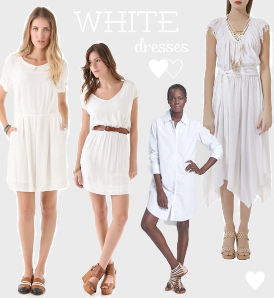 white dresses for Summer