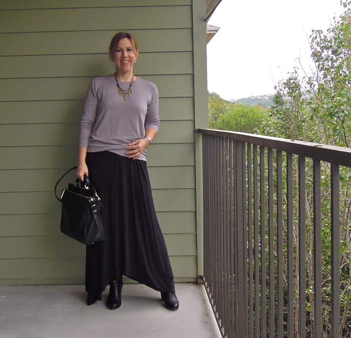 fashion blogger outfit, t by alexander wang dress, rag & bone harrow booties, everlalne sweatshirt, 3.1 phillip lim ryder satchel, review