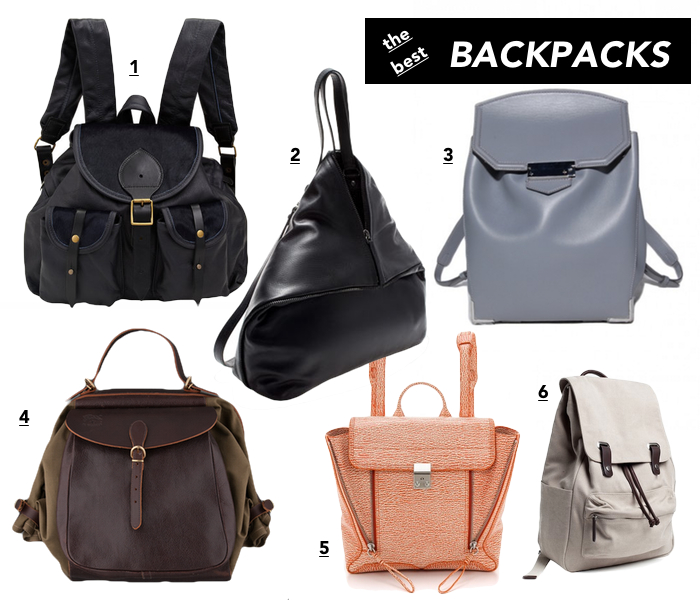 best backpacks, 3.1 phillip lim backpack, alexander wang backpack, jas mb backpack, everlane backpack