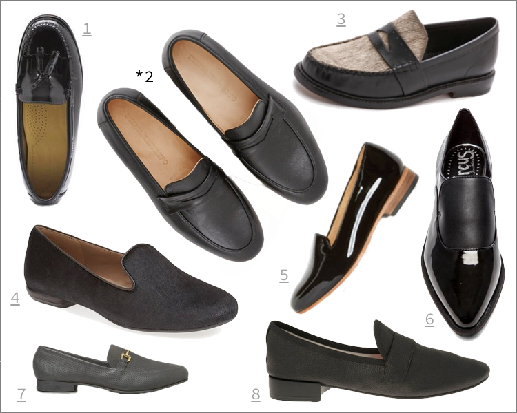 where to buy black loafers, dieppa restrepo, bass loafers