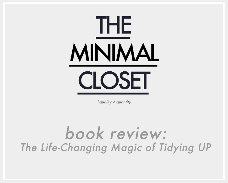 book review marie kondo, the minimal closet, wardrobe minimalism