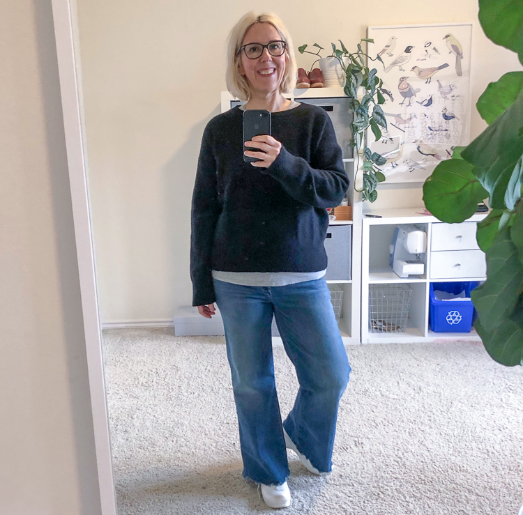 Outfit | Mother Maternity Jeans