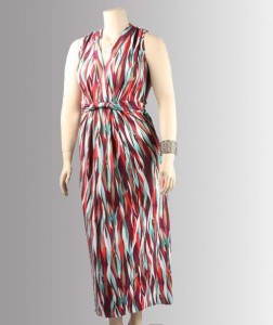 Maxi Dress by Melissa Masse, la grande dame, plus-size maxi dress, plus-size fashionable clothing